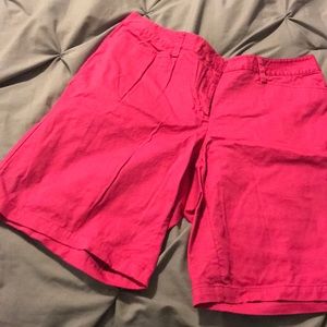 Lands end mid rise shorts